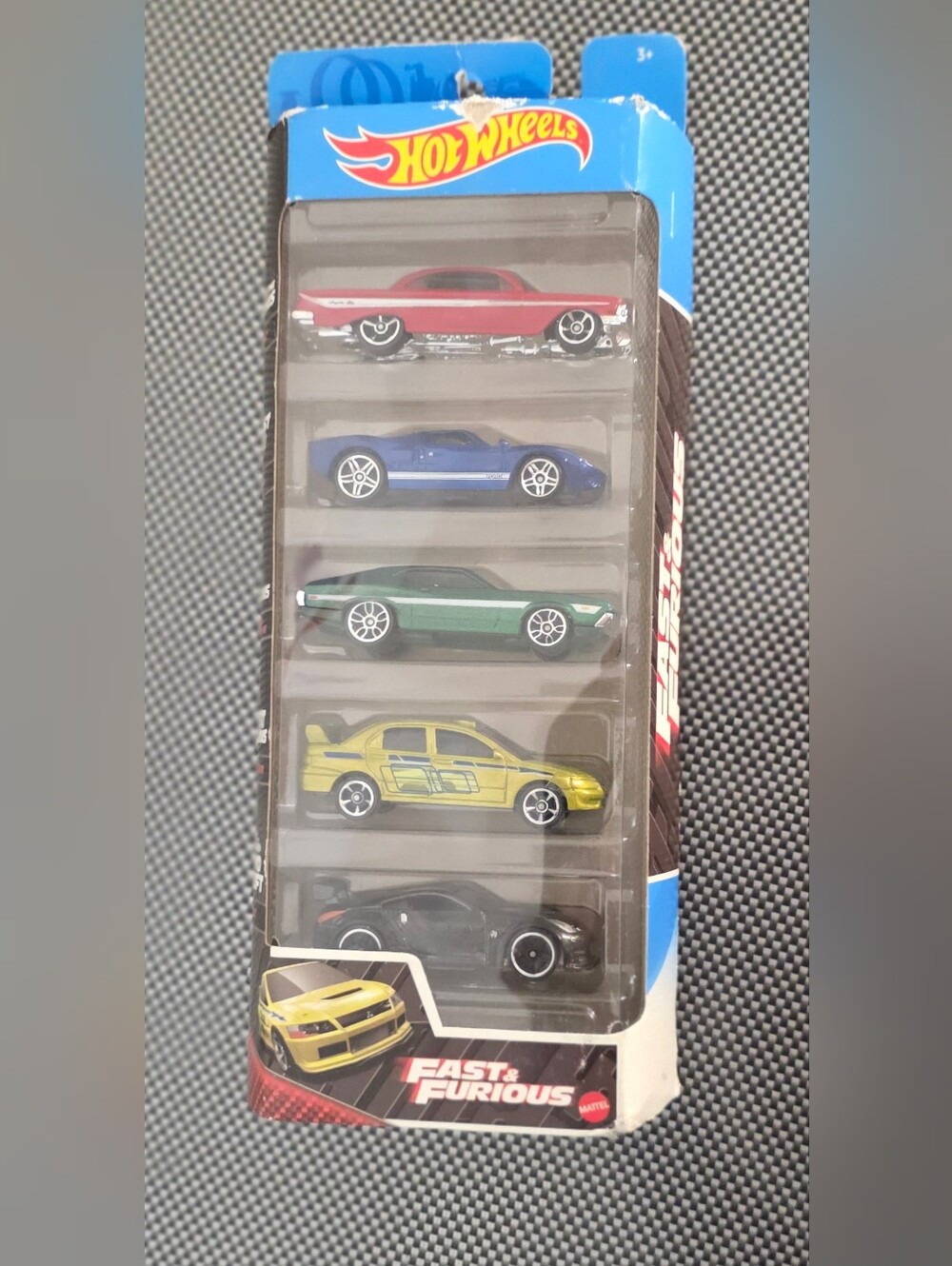 Hot Wheels Fast & Furious 5 Pack Lancer Evo Impala Ford Gt Grand Torino Nissan
